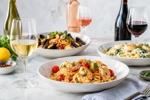 Best Wines for Seafood Pasta, Sauce by Sauce